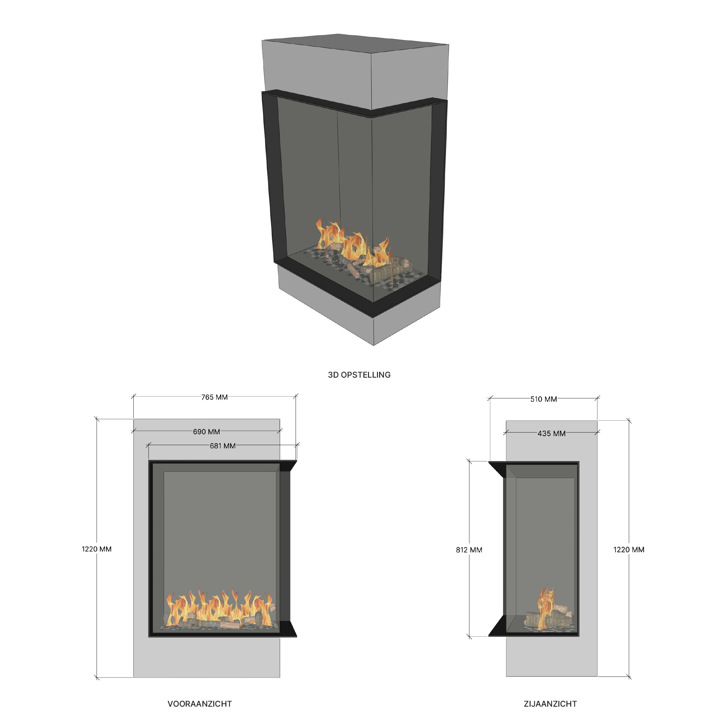 Website - afmetingen Elu fire Corner 60-80